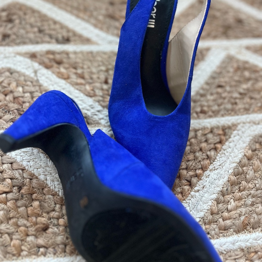 Bar III Womens Tanya Fabric Pointed Toe Slingback Classic  6 Size